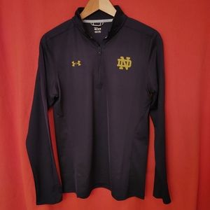 Notre Dame Under Armour Lightweight Quarter Zip